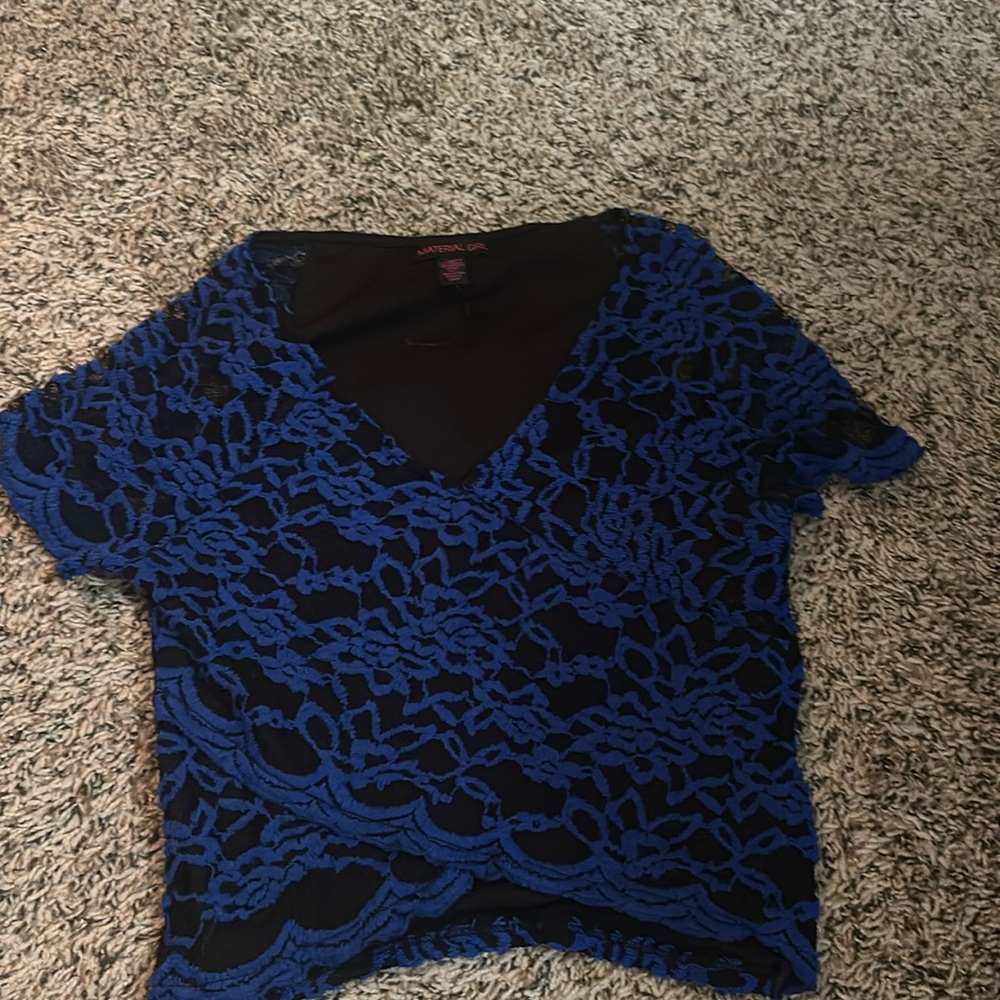 Material girl stretchy top